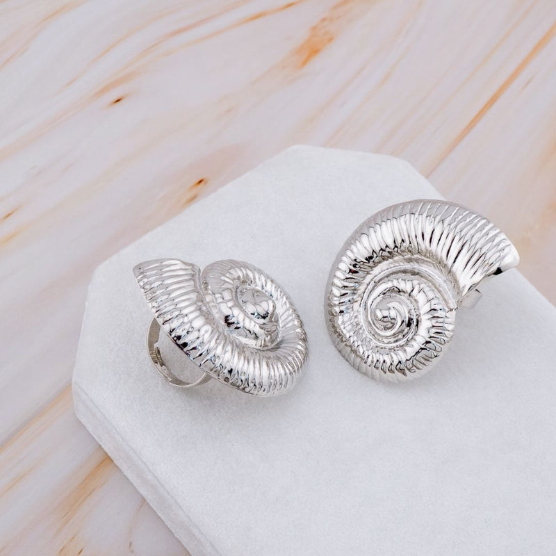 Anillo ajustable caracol baño 18k