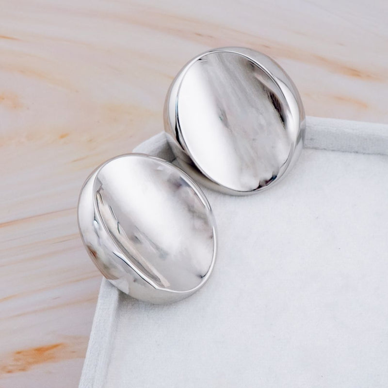 Aretes elgantes baño 18k