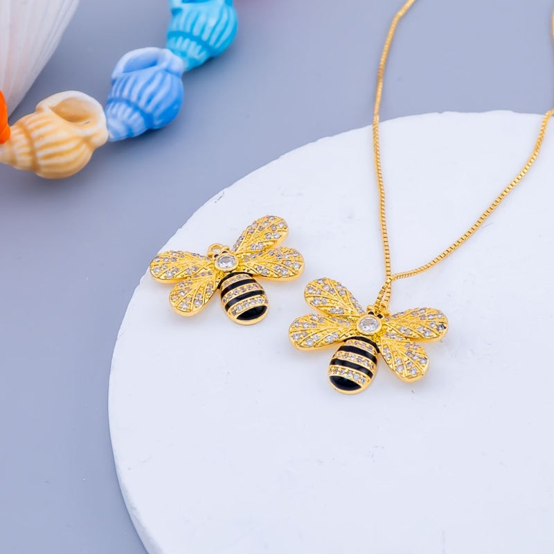 Dije micropave en forma libelula baño