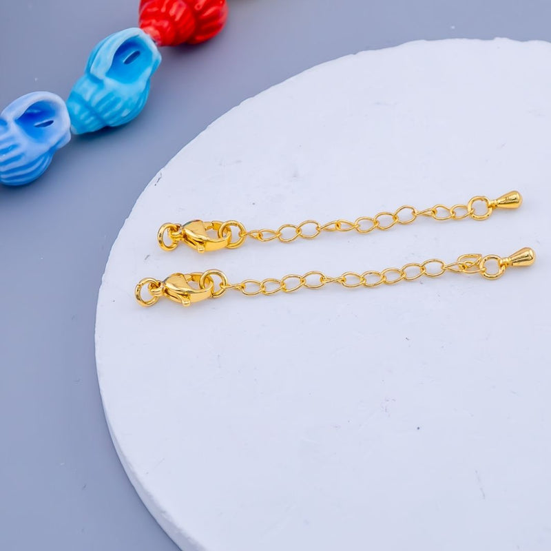 Extensor para cadena con broche baño 18k