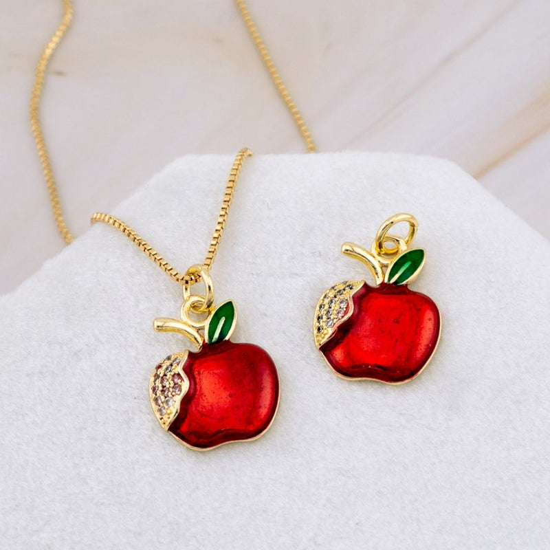 Dije Manzana baño 18k