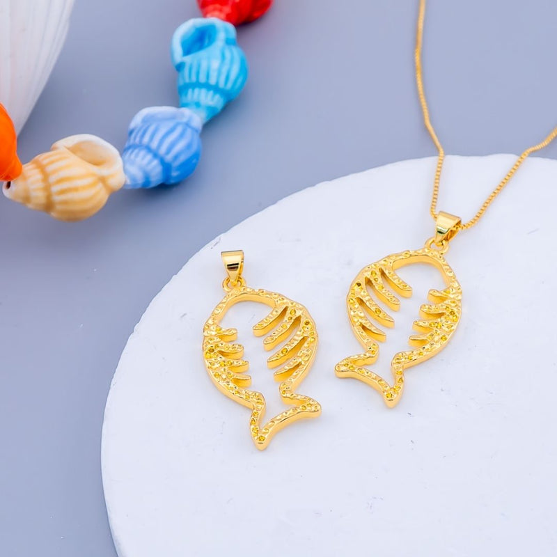 Dije pez texturizado baño 18