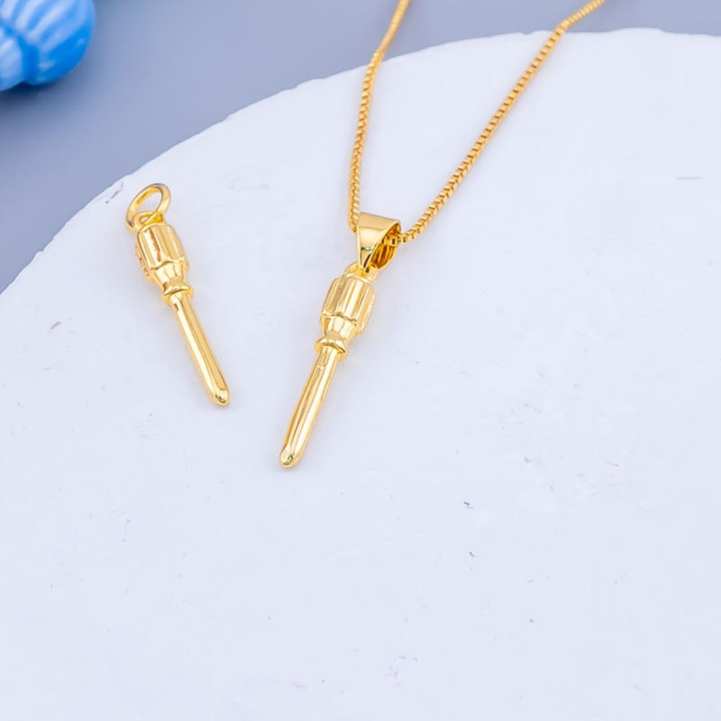 Dije en forma de destornillador baño 18