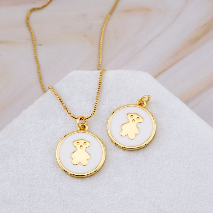 Dije oso baño 18k