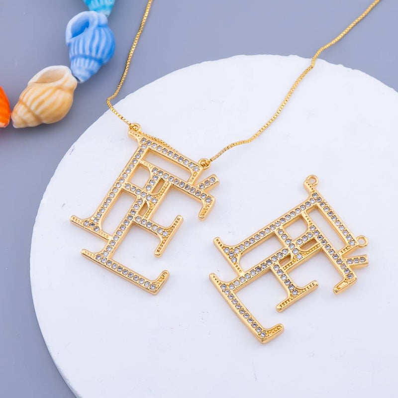 Dije Fe micropave  baño 18k