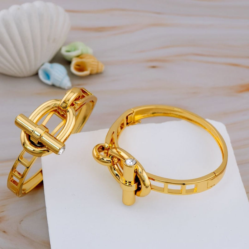 Brazalete chunky en tendencia baño 18k