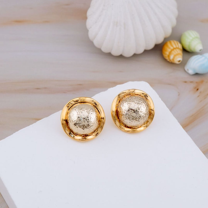 Aretes en tendencia hoop c baño 18k