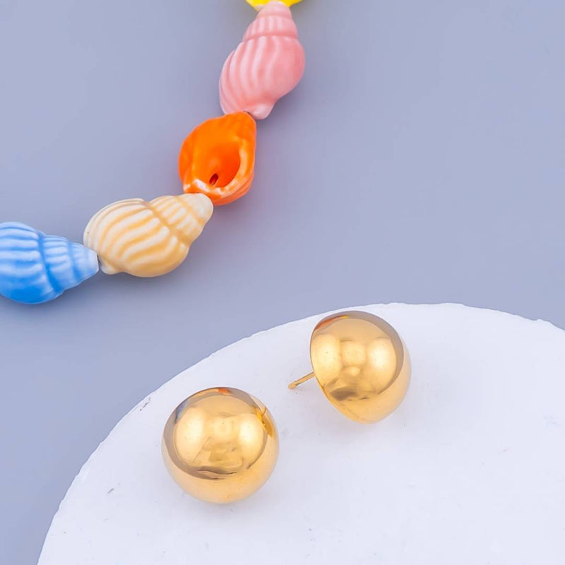 Aretes stud  acero inoxidable